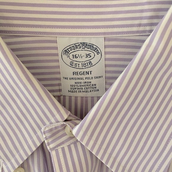 Brooks brothers the original polo shirt size 16.5 - Picture 4 of 6